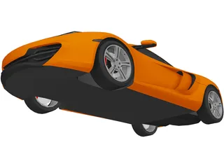 McLaren MP4-12C 3D Model