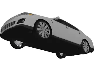 Lincoln MKS (2009) 3D Model