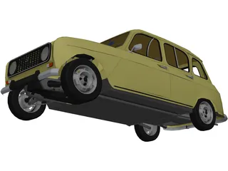 Renault 4 3D Model