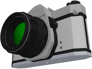 Pentax Spotmatic Camera 3D Model