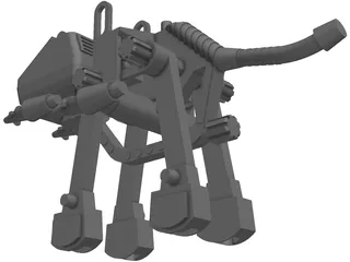 Mechanical Dinosaur Toy 3D Model