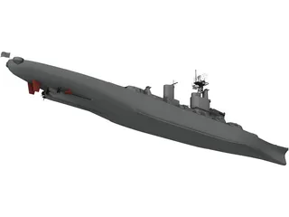 USS Montana 3D Model