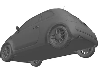 Fiat 500 3D Model