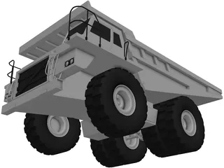 Mine Truck 3D Model