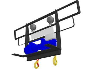 Winch Plate 3D Model