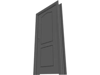 Western Door 3D Model