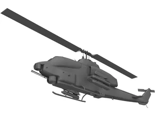 Bell AH-1 Cobra 3D Model