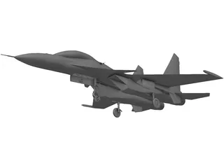 Sukhoi Su-30 3D Model