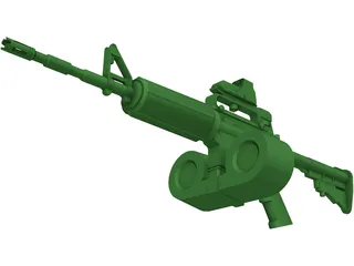 M4A1 3D Model