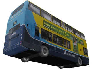 Dublin Bus 3D Model