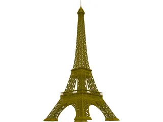 Eiffel Tower 3D Model