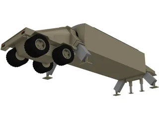THAAD Radar 3D Model