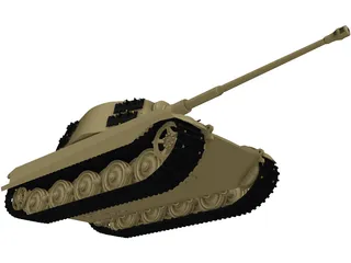 King Tiger 3D Model