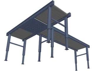 Conveyor Belt 3D Model