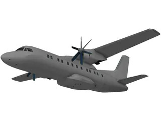 Antonov An-140 3D Model