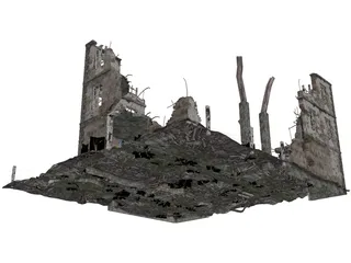 City Ruins 3D Model