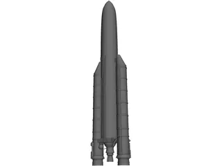 Ariane 5 3D Model