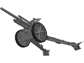 Light Field Howitzer 3D Model