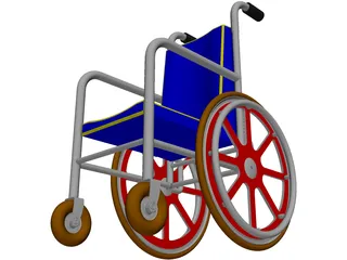 Wheelchair 3D Model