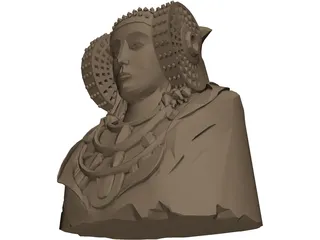 Maya Head 3D Model