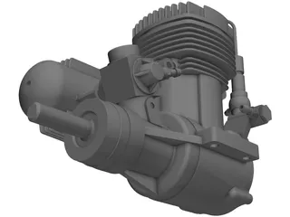 RC Engine OS FX 0.61 3D Model