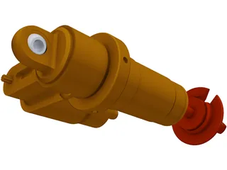 Shock Absorber PA-7800 3D Model