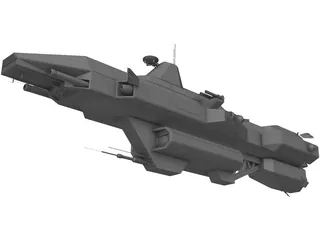 Babylon 5 Earth Force Tempest 3D Model