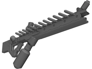 District 9 Assault Rifle 3D Model