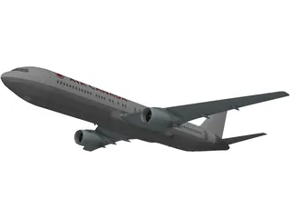 Boeing 767 Air Canada [+Interior] 3D Model