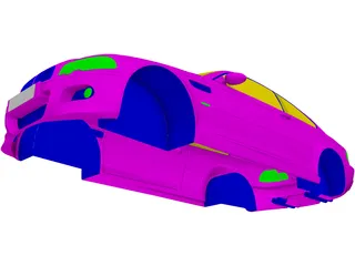 BMW M3 Body 3D Model