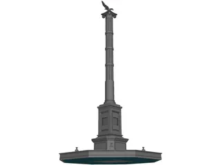 Eagle Monument 3D Model