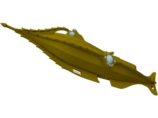 Nautilus Submarine 3D Model