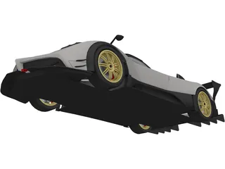 Pagani Zonda R (2009) 3D Model