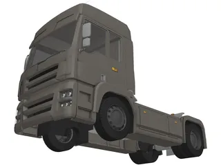 MAN TGA Steyr 3D Model