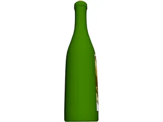 Bottle of Wine 3D Model