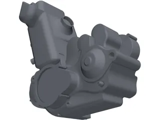 KTM 525EXC 510cc Engine 3D Model