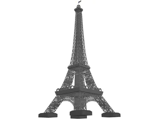 Eiffel Tower 3D Model