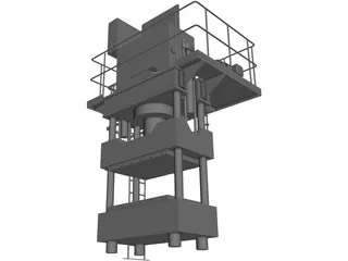 Press 600T 3D Model