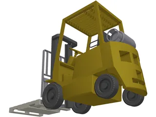 Forklift Yale 3D Model