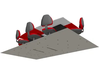 Conference Table 3D Model