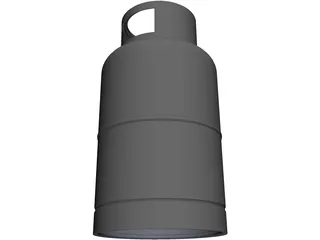 Gas Cylinder 3D Model