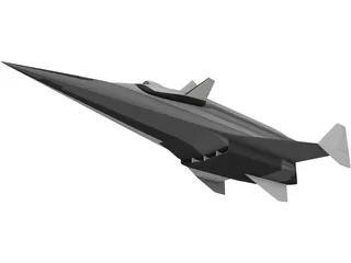 Spyral Space Ship 3D Model