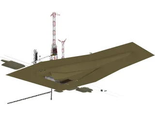 Baikonur Universal Set of Stand-Start 3D Model