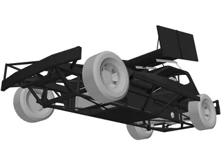 F1 Brisca Stockcar 3D Model