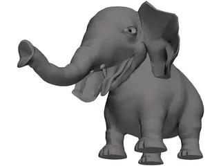 Shisho Elephant 3D Model