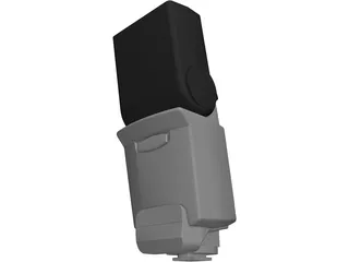 Canon 420 EX Camera Flash 3D Model