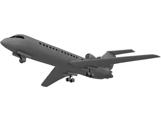 Bombardier Learjet 60 3D Model