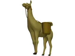 Llama 3D Model