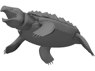 Alligator Turtle (Macrochelys Temminckii) 3D Model