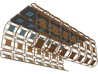 Dry Dock 3D Model